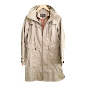 Cole Haan Vintage Shimmer Tan Women’s Trench Coat Like New Size Small